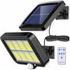 160COB Solar Split Wall Lamp 3 Mode Waterproof Motion Sensor Garden Street Lights Solar Lamp Garden Security Wall Light