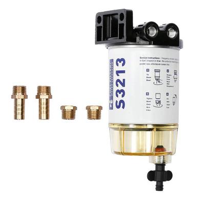Kit Filtre à Carburant Séparateur d'Eau Compatible Mercury Yamaha Moteur Hors-Bord S3213 10 Microns