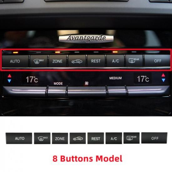 1 Set ABS Car Air Conditioner Control Switch Replace Trim For Benz E W212 15 16