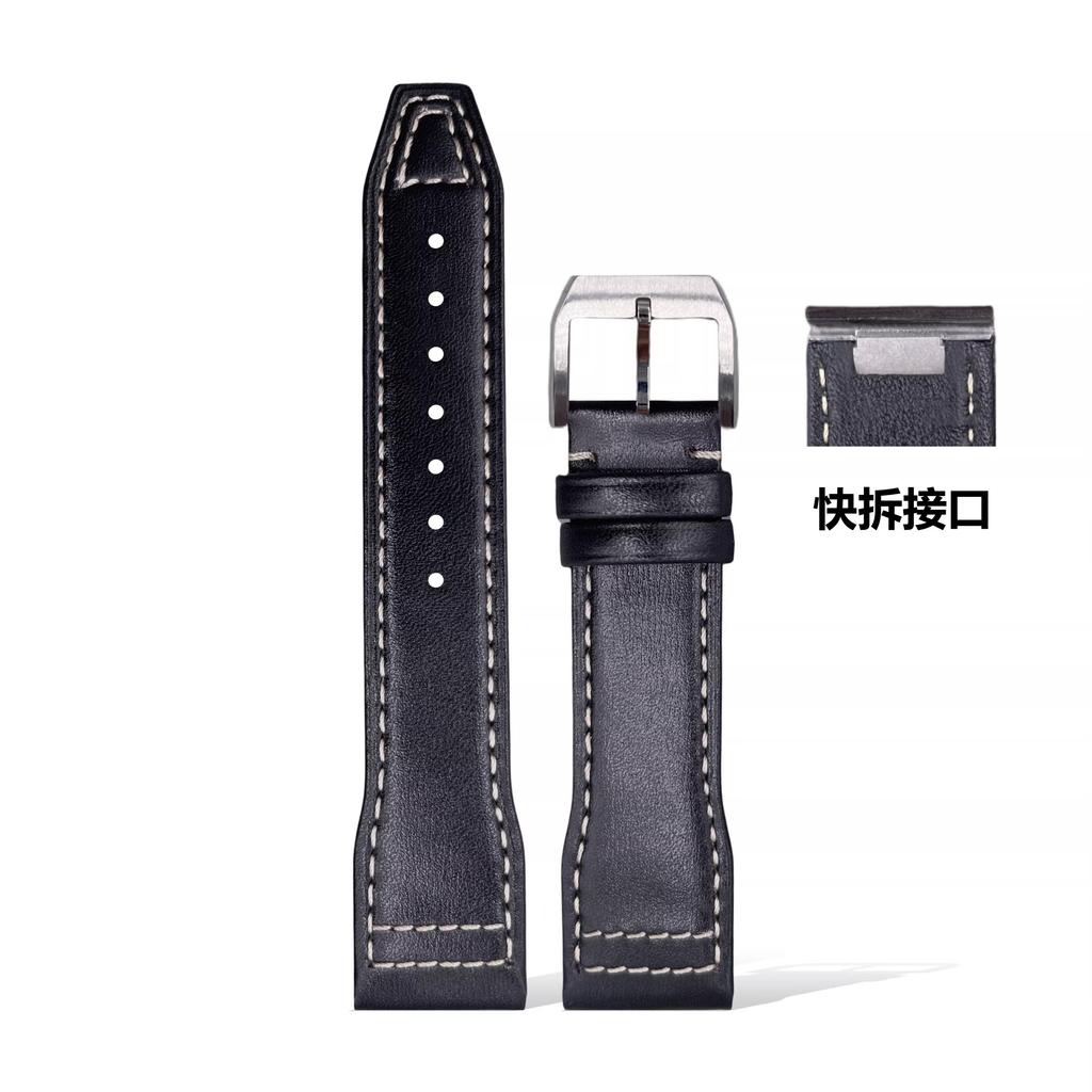 20mm 21mm Schnellwechsel-Armband für IWC Pilot Mark XVIII Le Petit Prince Spitfire Echts Leder Uhrenarmband Ersatz