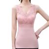 Women Warm Winter Thermal Tank Tops With Bra Padded Soft Thick Fleece Undershirt Stretch Velvet Thermal Vest Singlet Underwear