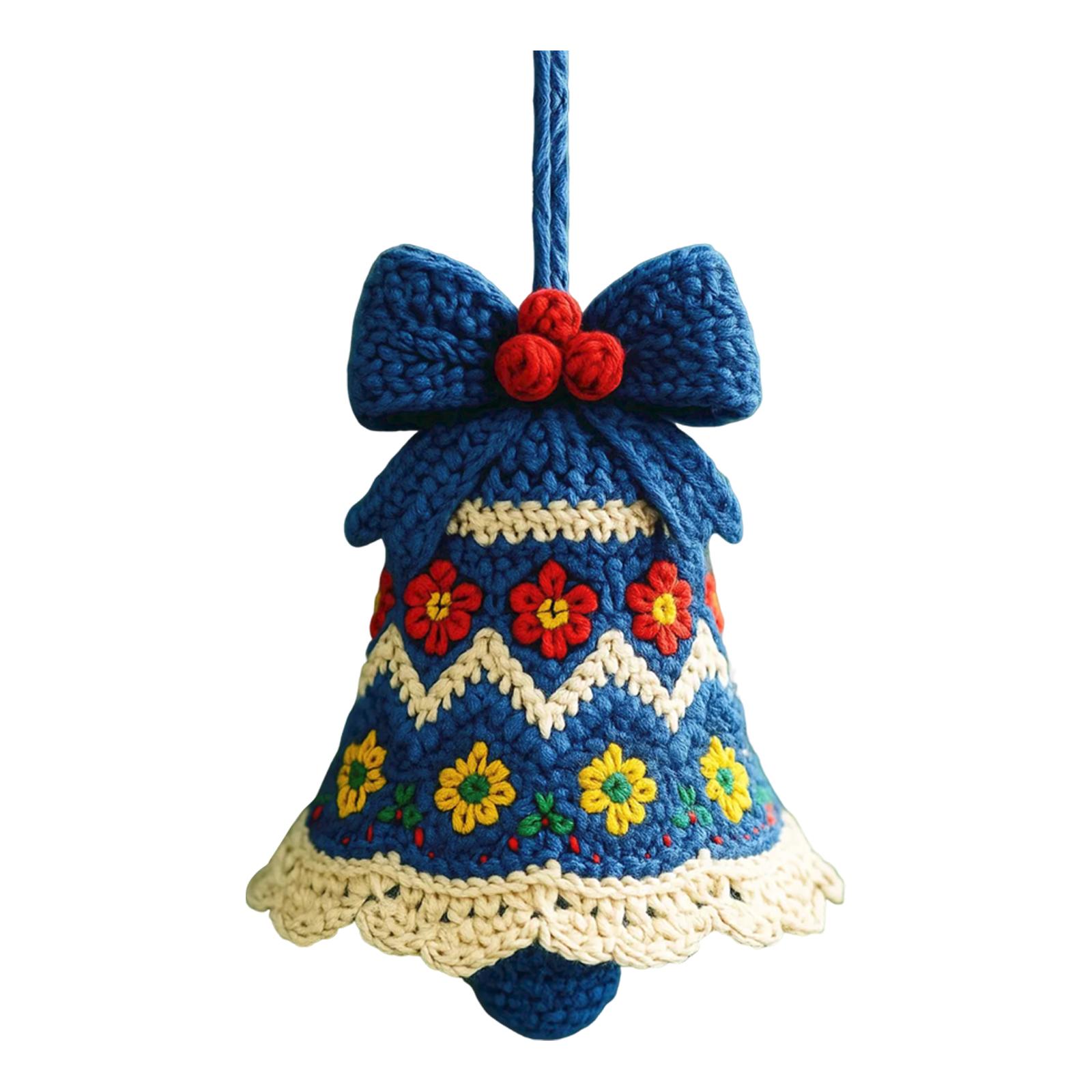 

Crochet Christmas Bell Decorations, Christmas Tree Ornaments, Christmas Atmosphere Decorations, Christmas Handicrafts One Size