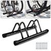 Bicycles Storage Organizers Two Bikes Floor Stand Replacement Bike Parking Rack Compacts Garage Bike Rack Enduring