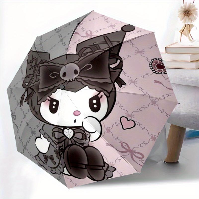 1pc Colorful Coulomb Sanrio Automatic Opening and Closing Umbrella - Small Umbrella Suitable for Various Occasions, Portable 3-Fold Small Umbrella for
