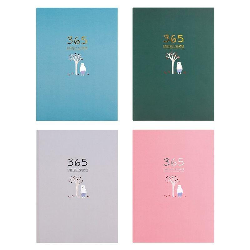 Cute Stationery Notebook 365 Planner Weekly Monthly Daily Diary Planner Notebooks Journals Business
