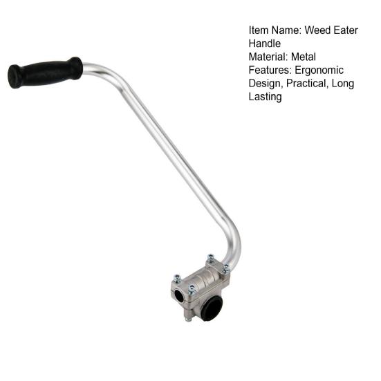 Weeder Yardımcı Sap Çim Biçme Makinesi Tutacağı Evrensel Uyum Ergonomik Tasarım Basit Kurulum Weed Eater Sapı Yedek Parça