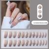 KmtN01 New Style Wearable False Nail Tips with Nail Art Stickers