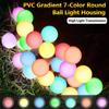 Solar Lights Outdoor Patio Lights 7 Color Changing RGB Lights Home Decorative Lights IP65 Waterproof Warm /Colorful Light  