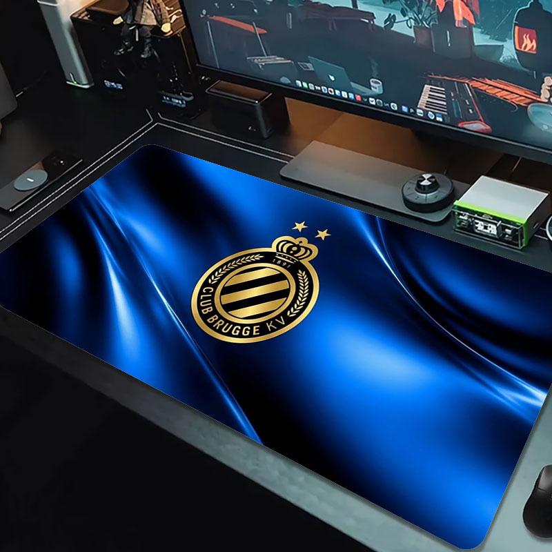 Club Brugge KV Large Size Mouse Pad Large Gaming Table Cushion Non-slip Laptop Tablet Big Mousepad XXL Mat Mini PC Playmat With Lock Edge