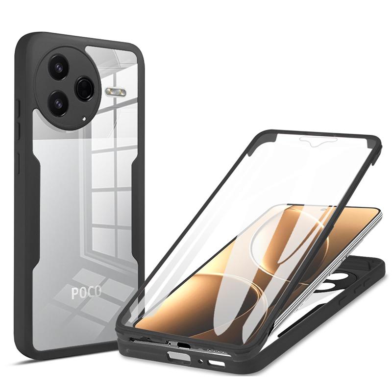 

Чехол с полной защитой 360 для Xiaomi Redmi A5, Poco F7 Ultra, Poco F7 Pro, чехол со встроенной защитной пленкой для экрана for Xiaomi Poco F7 Pro