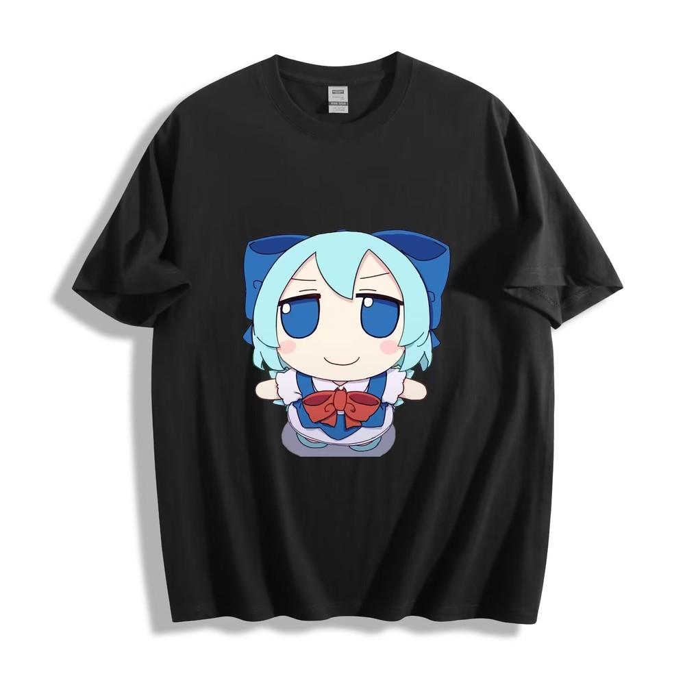 Touhou Project Cirno T-Shirt - Plushie-Style Chibi Ice Fairy Unisex Tee