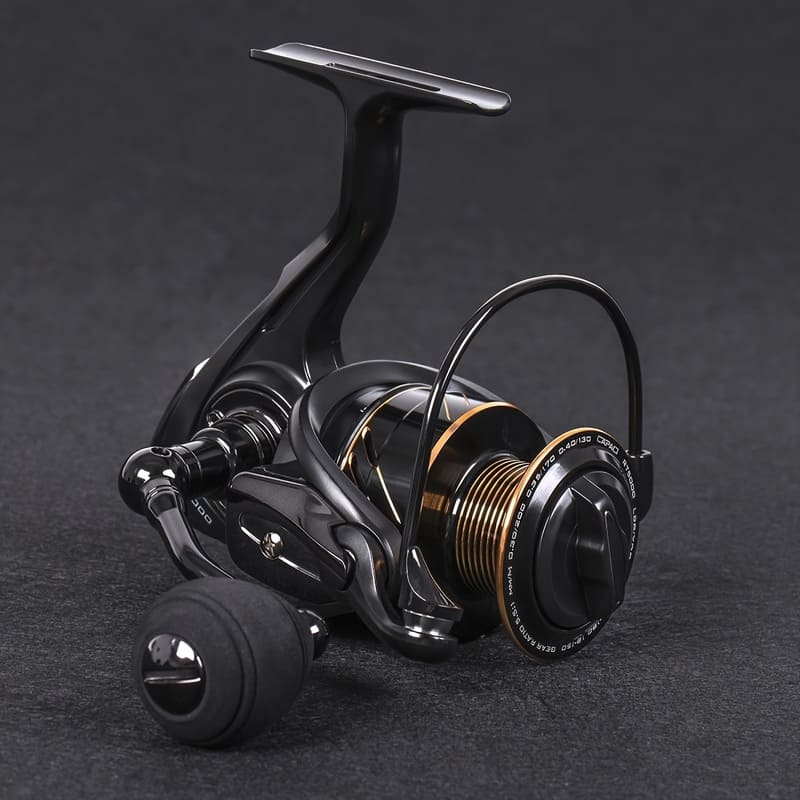 Durable Metal Foldable Rocker Comfortable Grip Spool Fish Reel Micro-lure Sea Fishing Gear Sea Rod Gift Ideal Product Exquisite Workmanship