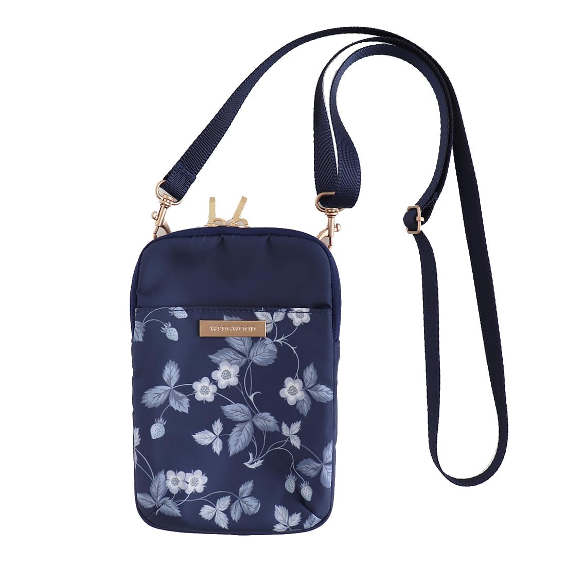 

Shoulder Pouch Wild Strawberry Inky Blue Smartphone Case Smartphone Shoulder Smartphone Pouch Mini Shoulder Pochette Shoulder Crossbody [WEDGWOOD]