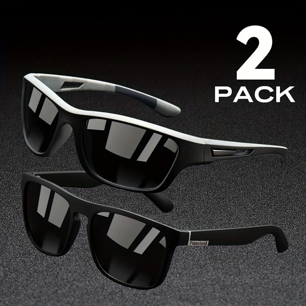 2pcs UV Protection Sunglasses Anti Glare Sun Shades For Summer Party Vacation Travel Driving Fishing