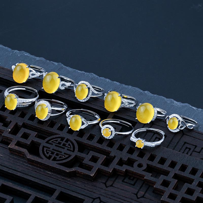 Suport inel unisex din argint sterling 925 pentru incrustații DIY cu turcoaz sau ceară de albine, design ajustabil