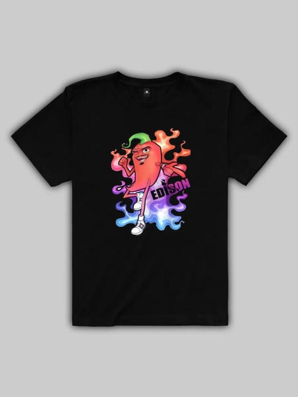 Men s printed t-shirt made of breathable cotton 3XL