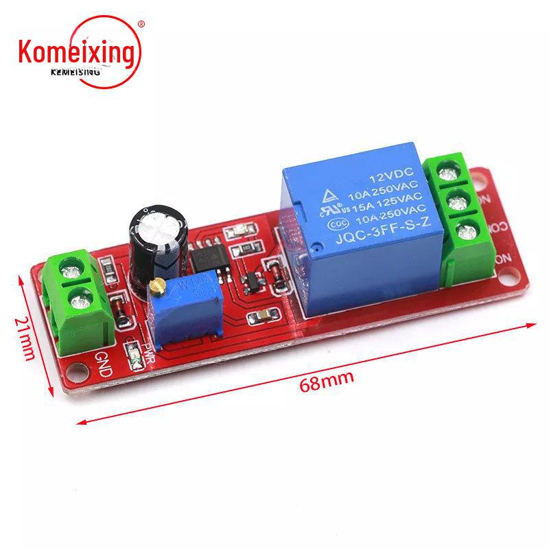 NE555 Adjustable Timing Switch Module - Time Delay Relay Power Switch