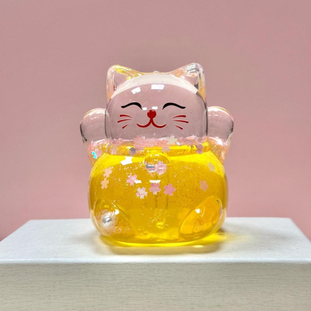 

Нагая Кукла Кот Фортуны Настольные Украшения Блестящая Мультяшная Модель Кота Игрушка Ювелирные Подарки style 5