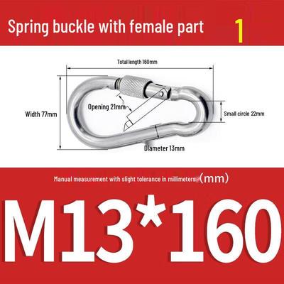 Outdoor Stainless Steel Locking Snap Hook