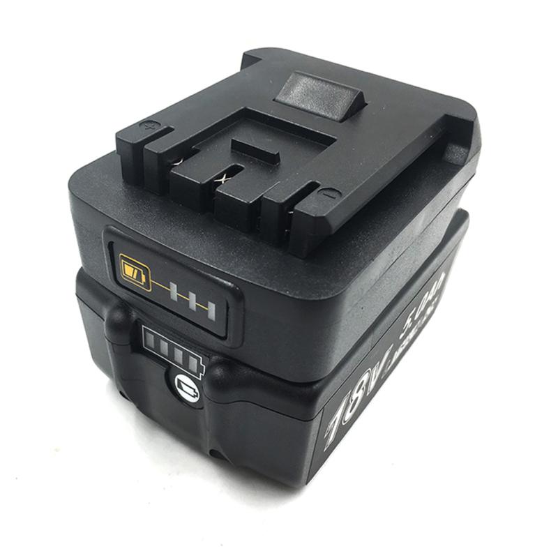 Battery  Adapter With Charging Function Compatible For Makita 18v Li-ion Battery Conversion To