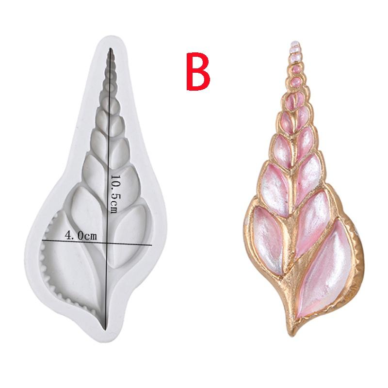 Cake Tool Seahorse Mould Silicone Mold Cake Fondant Decorating Shell Conch Starfish Chocolate Moulds DIY Kitchen Baking Bakeware