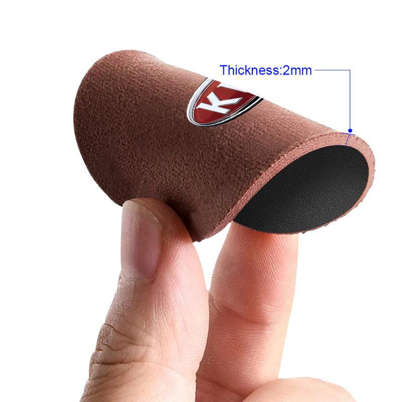 1/2pcs Leather Car Water Coaster Non-Slip Mat Car Bottle Holder Insert Pad For KIA Ceed Rio Sportage R K2 K3 K4 K5 K6 K7 K8 Soul Opeima Ceed Sorento