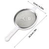 304 Stainless Steel Fine Mesh Flour Sieve Reusable Colander Residue Filter Spoon Detachable Strainer Skimmer Spoon Kitchen Tools