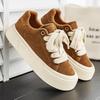 Men's Winter Sneakers Classic Comfort Platform Leather Skateboarding Shoes Men Zapatillas De Skate Men Lace-up White Sneakers
