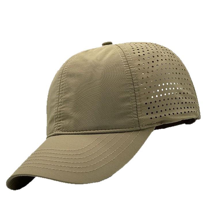 Large Men's Sun Protection Duckbill Cap: Soft, Quick-Drying, Breathable, Thin Brim Baseball Hat for Summer.