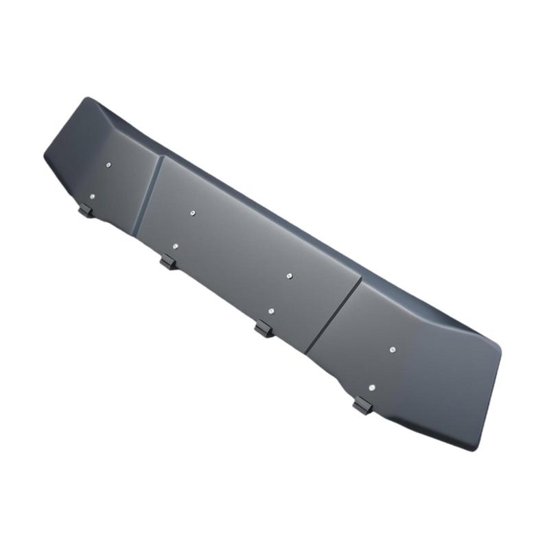 Deflector de Viento para Baca de Techo Carenado de Acero Ajuste Universal Reduce el Ruido del Viento para Barras y Portaesquís de Techo de Vehículo