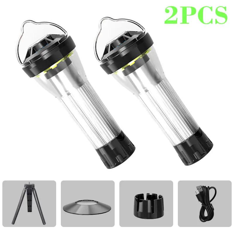 2200mAh Camping Lantern with Magnetic Base Similar To Blackdog Goal Zero Lantern 5 Lighting Modes Led Flashlights Emergency Lamp