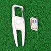 Putting Green Fork Magnetic Hanging Buckle Ball Marker Portable TRUE Putt Dig Golf