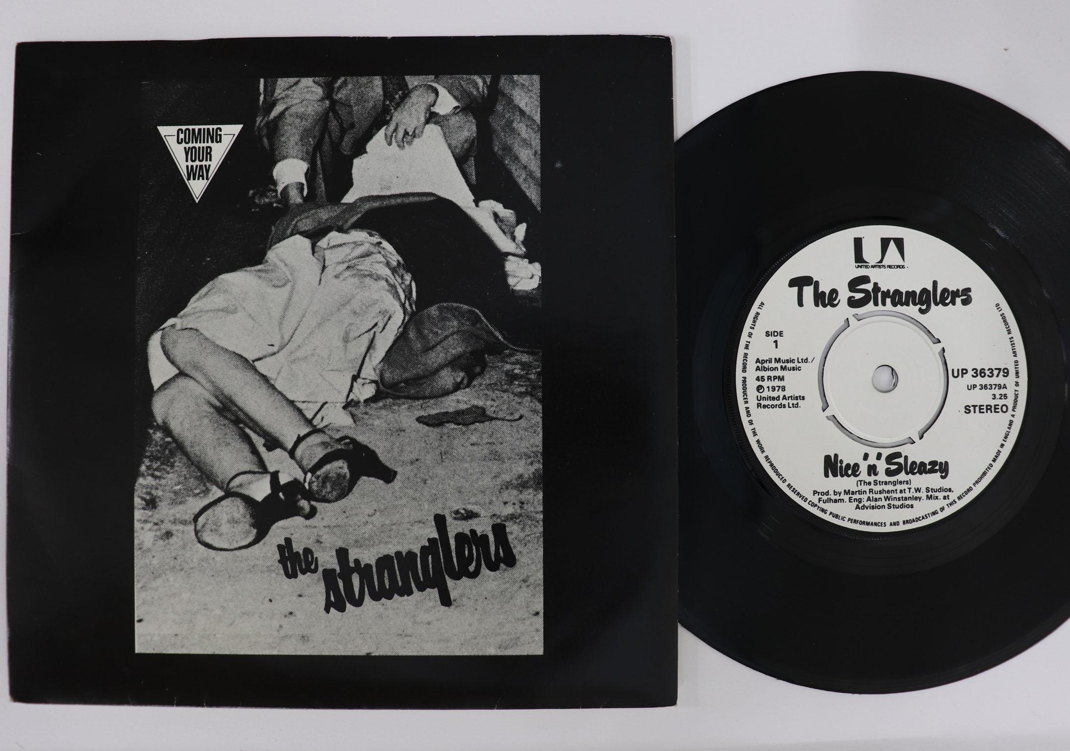 

7inch Record STRANGLERS Nice n Sleazy Shut Up UP36379 UNITED ARTISTS 1978 UK Rock Used