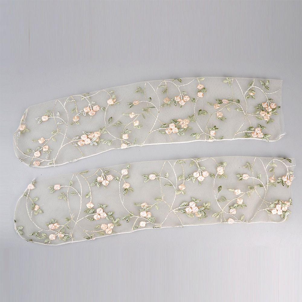 Fashion Summer Thin Floral Breathable Mesh Socks Transparent Long Socks Flowers Socks