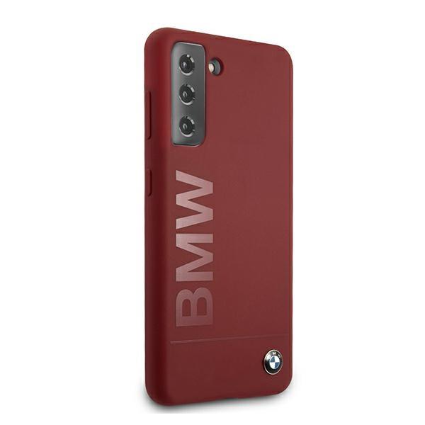 Case Bmw Bmhcs21Mslblre S21+ G996 Red Hardcase Silicone Signature Logo