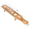 Tequila Serving Tray Wooden Whiskey Tray Rack Tequila Glass Holder Serving Tray Glass Display Dispenser