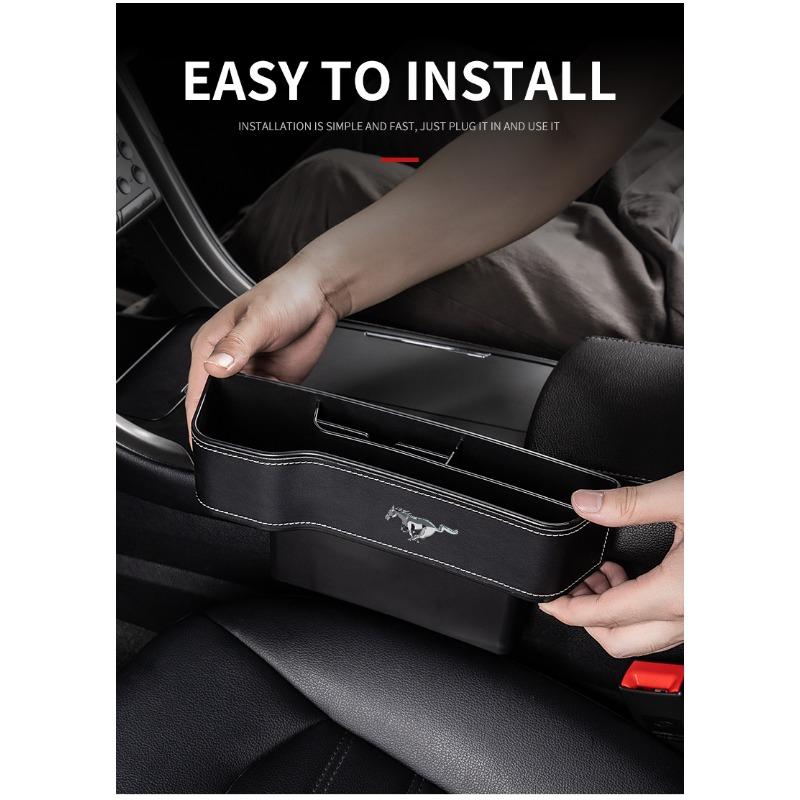 Car Seat Gap Organizer Multifunction Storage Box Cup Pocket For Ford Focus 2 3 Mondeo Mk3 F150 Fusion Mustang Mk7