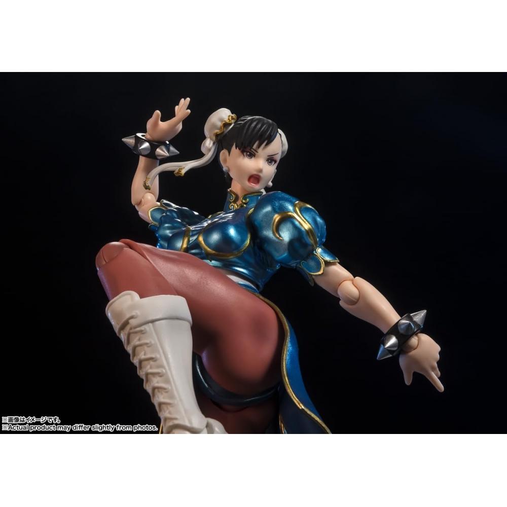 SHFiguarts Street Fighter Chun-Li -Outfit 2- Ca.. 150 mm große, bewegliche Figur aus PVC und ABS, bemalt