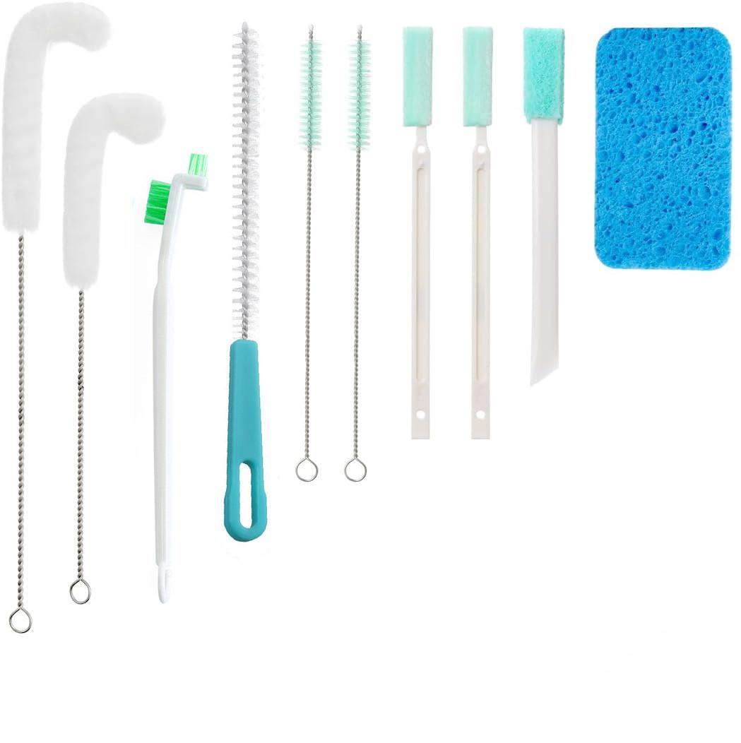 

Набор из 10 щеток для чистки льдогенератора, многофункциональные инструменты для чистки льдогенератора, набор для чистки кулера для воды, инструменты для домашней кухни One Size