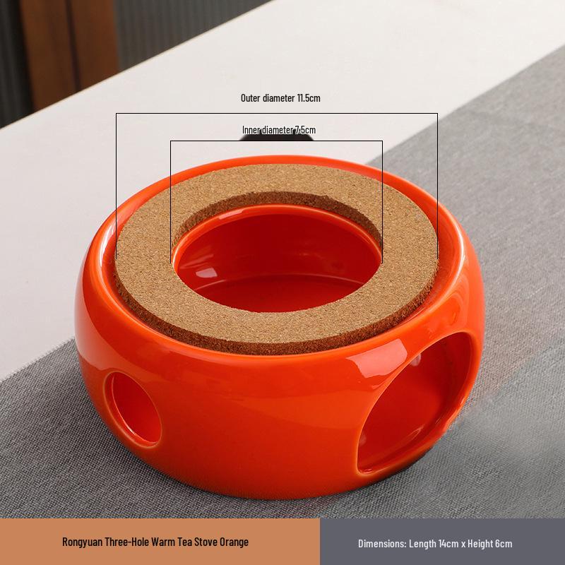 Ceramic Candle Warmer for Tea - Insulating Stove for Boiling and Warming in Home, Restaurant, or Hotel