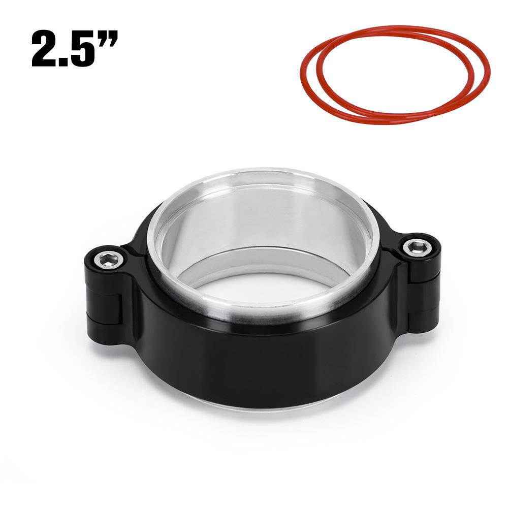 

PQY - Exhaust V-band Clamp w Flange System Assenbly Anodized Clamp For 2 2.5 3 OD Turbo Dump Pipe PQY-VCE01/02/03 2.5 inch 63mm