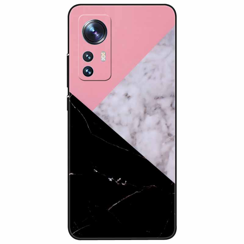 For Xiaomi Redmi Note 12s Case 12 S Soft Black Silicone Cool Marble TPU Funda Para for Redmi Note 12S 2023 Shockproof Note12s