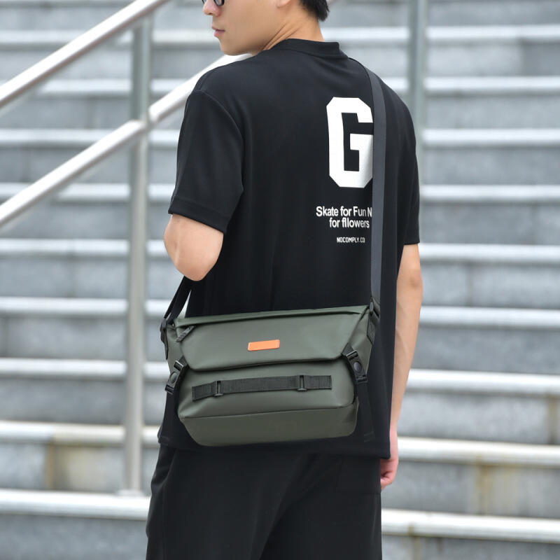 Men's Crossbody Bag Commuter Shoulder Bag Large Capacity Messenger Bag