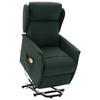 Day and Night - Day and Night Liftable Massage Chair Dark Green Fabric