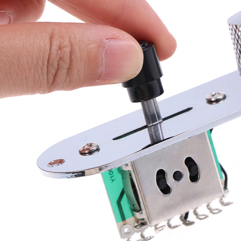 Guitar Prewired Loaded Control Plate For Tele Parts Chrome