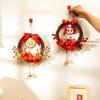 Traditional Front Door Wreath Decorative Artificial Floral Wreath  Holiday Party