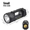 Powerful XHP70 LED Work Light USB Rechargeable Searchlight Handheld Flashlight Spotlight Waterproof Camping Light Lantern