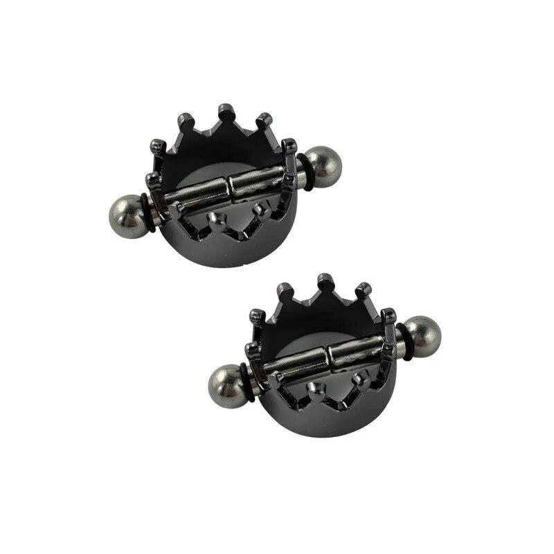 A Pair Erotic Toys Adult Games Nipple Stimulator Stainless Steel Nipple Clamps Sex Toys For Couple Breast Clips Bdsm Bondage