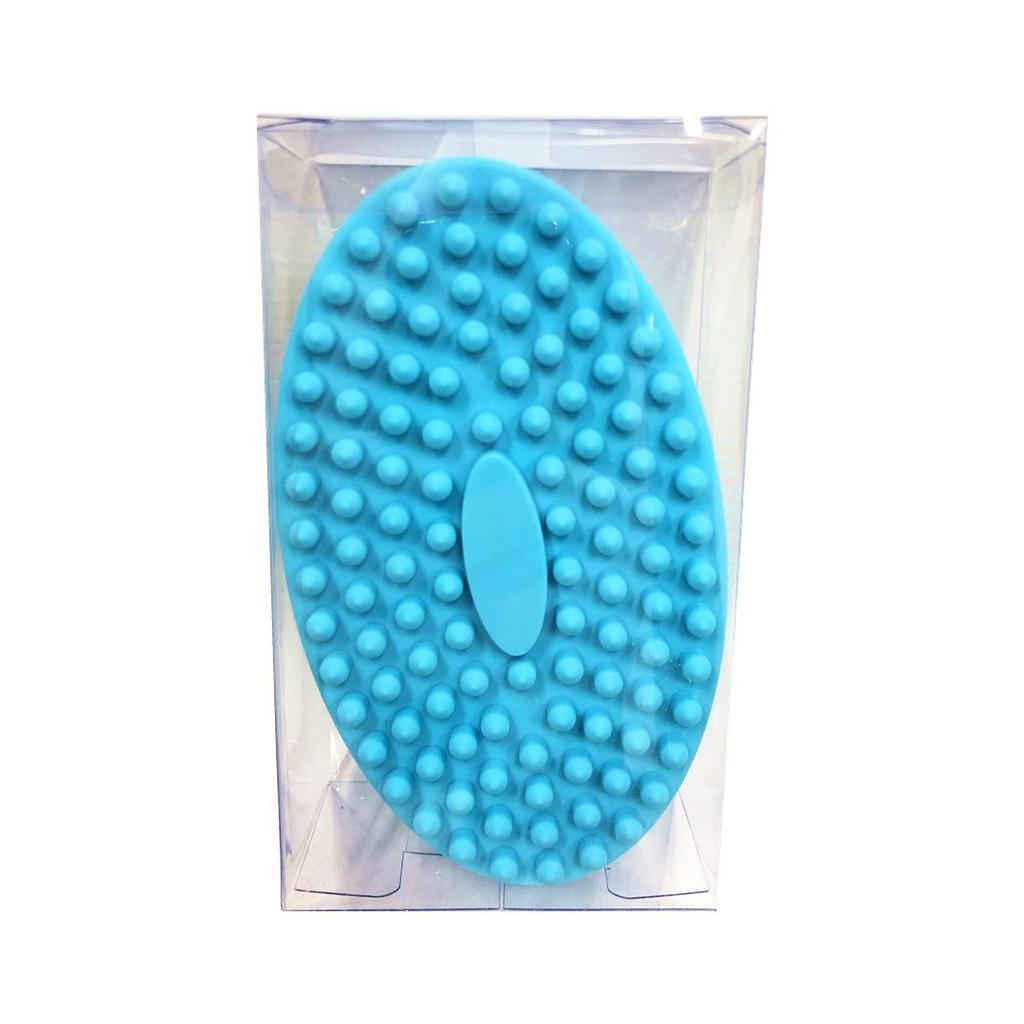 Baby Silicone Bath Brush - Soft Shampoo and Sensory Tactile Brush for Kids.