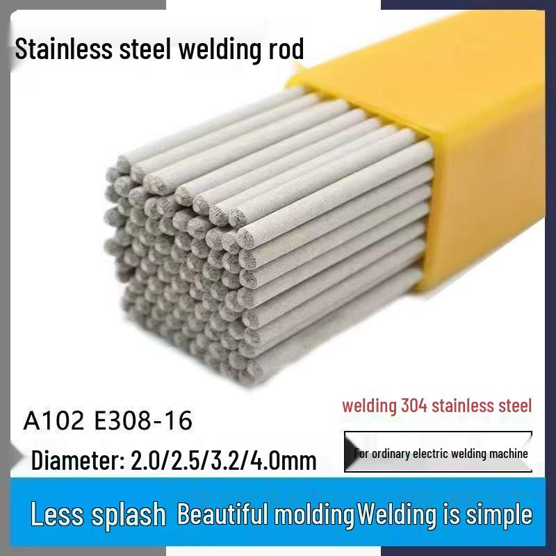 New 304 Stainless Steel Welding Rods for Thin Parts - 2.5mm, Galvanized, Ideal for Special Stainless Steel Repairs.